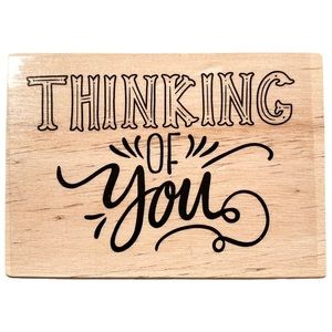 Recollections Stamp 3.25” Thinking of You